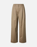 PIECES Bukse Pam HW Wide Leg - Greige