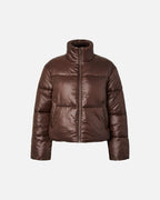 PIECES Boblejakke Camilia Short Puffer Jacket - Hot Fudge