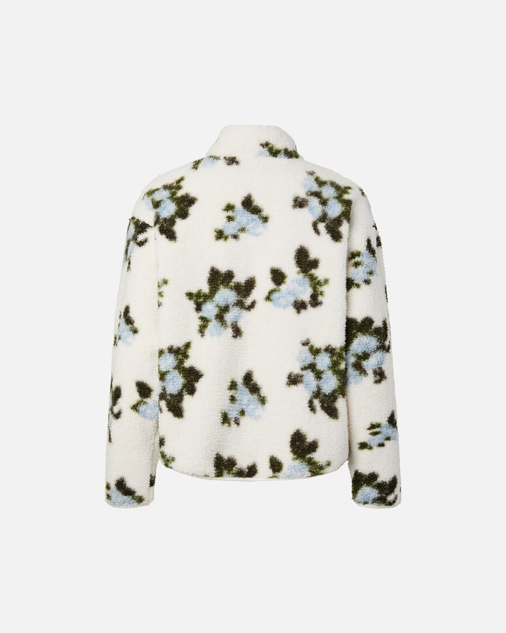 PIECES Teddyjakke Autumn Teddy Jacket - Cloud Dancer/ Flower