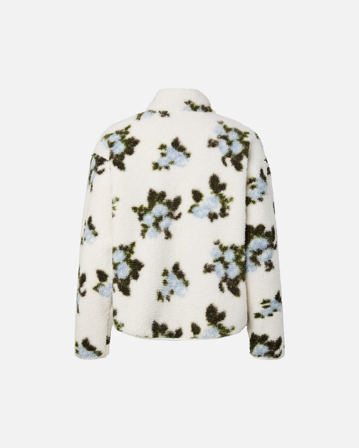 PIECES Teddyjakke Autumn Teddy Jacket - Cloud Dancer/ Flower