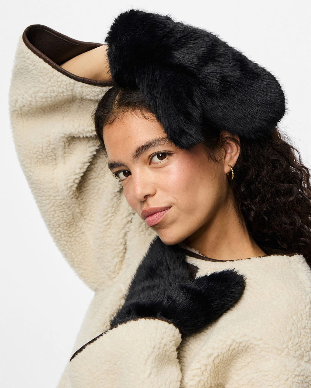 PIECES Votter Jutlandia Mittens - Black