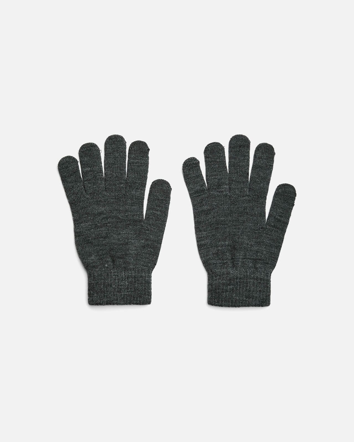 PIECES Vanter New Buddy Smart Gloves - Dark Grey Melange