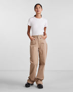 PIECES T-skjorte Nicca SS O-neck - Bright White