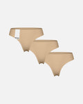 PIECES Truser Namee Thong 3pk - Peach Taffy