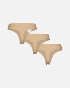 PIECES Truser Namee Thong 3pk - Peach Taffy