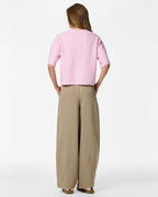 PIECES Cardigan Silly SS O-Neck Knit - Roseate Spoonbill/ Melange