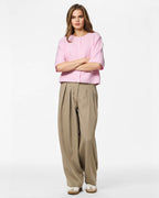 PIECES Cardigan Silly SS O-Neck Knit - Roseate Spoonbill/ Melange