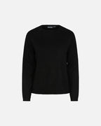 PIECES Genser Bree LS O-neck Knit - Black