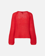 PIECES Strikkegenser Toya LS O-neck Knit - Lollipop