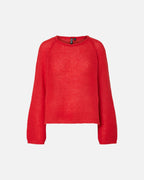 PIECES Strikkegenser Toya LS O-neck Knit - Lollipop