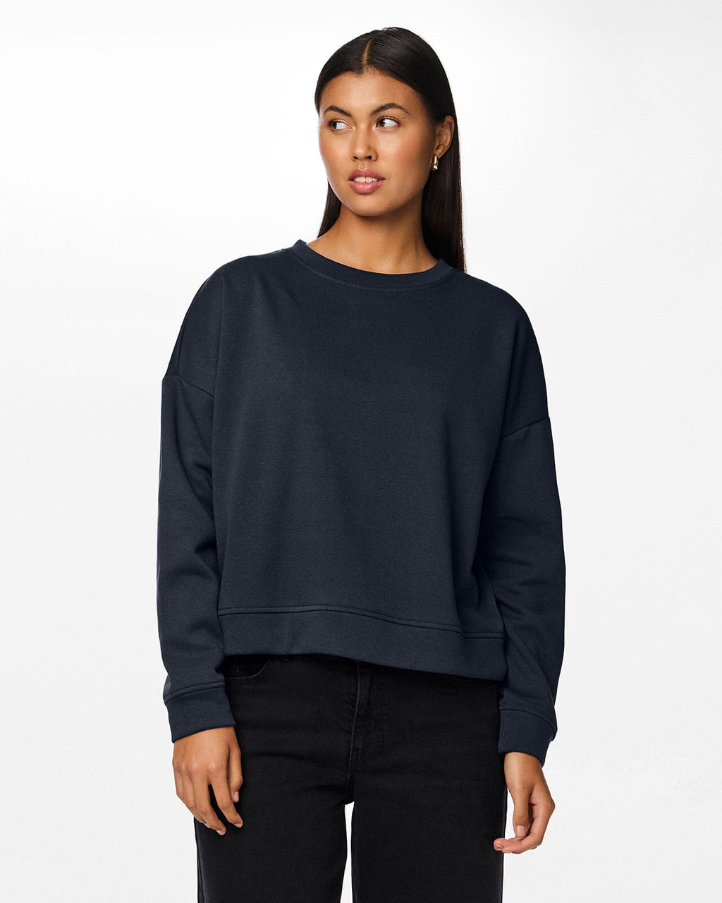 PIECES Collegegenser Chilli LS Sweat - Sky Captain