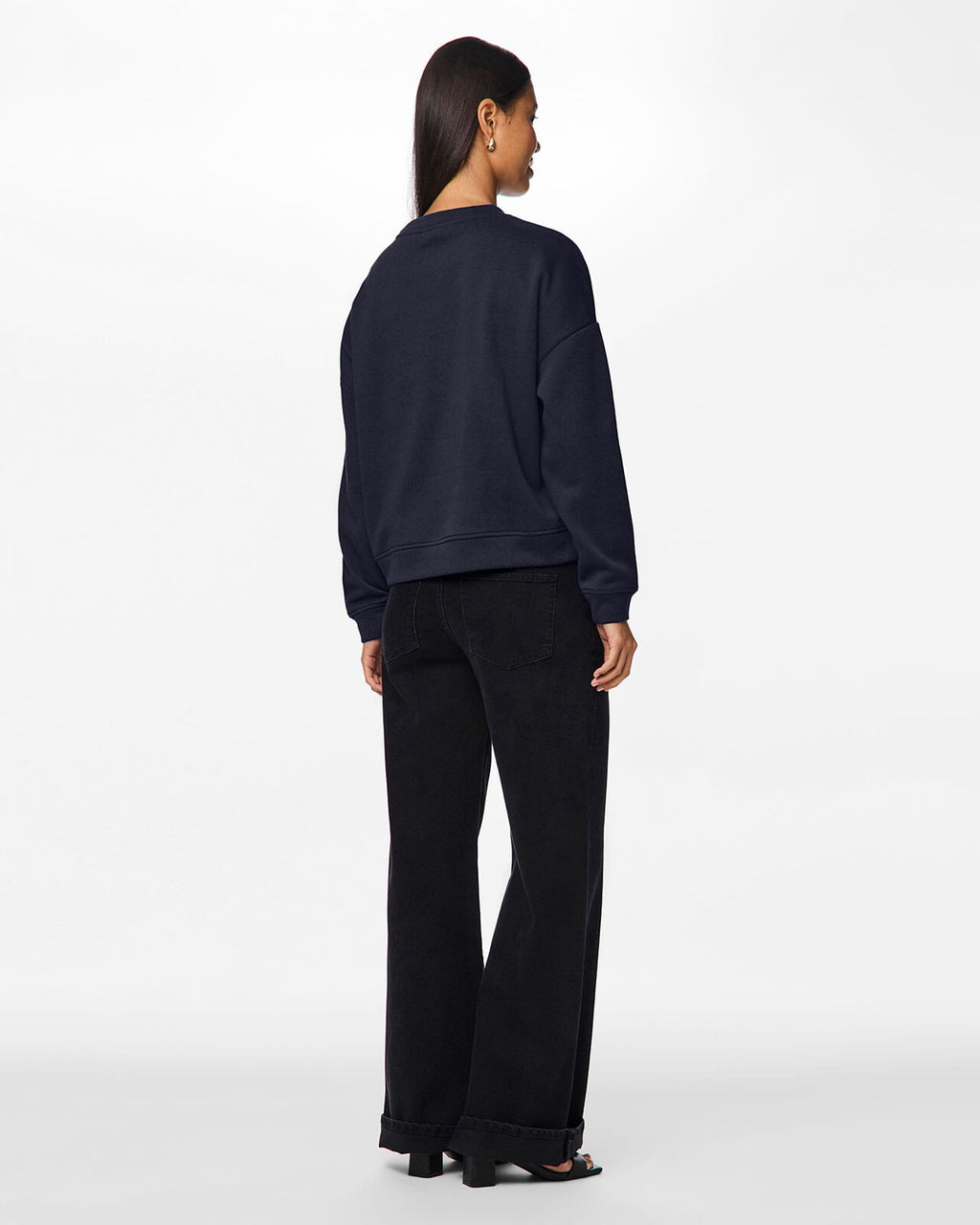 PIECES Collegegenser Chilli LS Sweat - Sky Captain