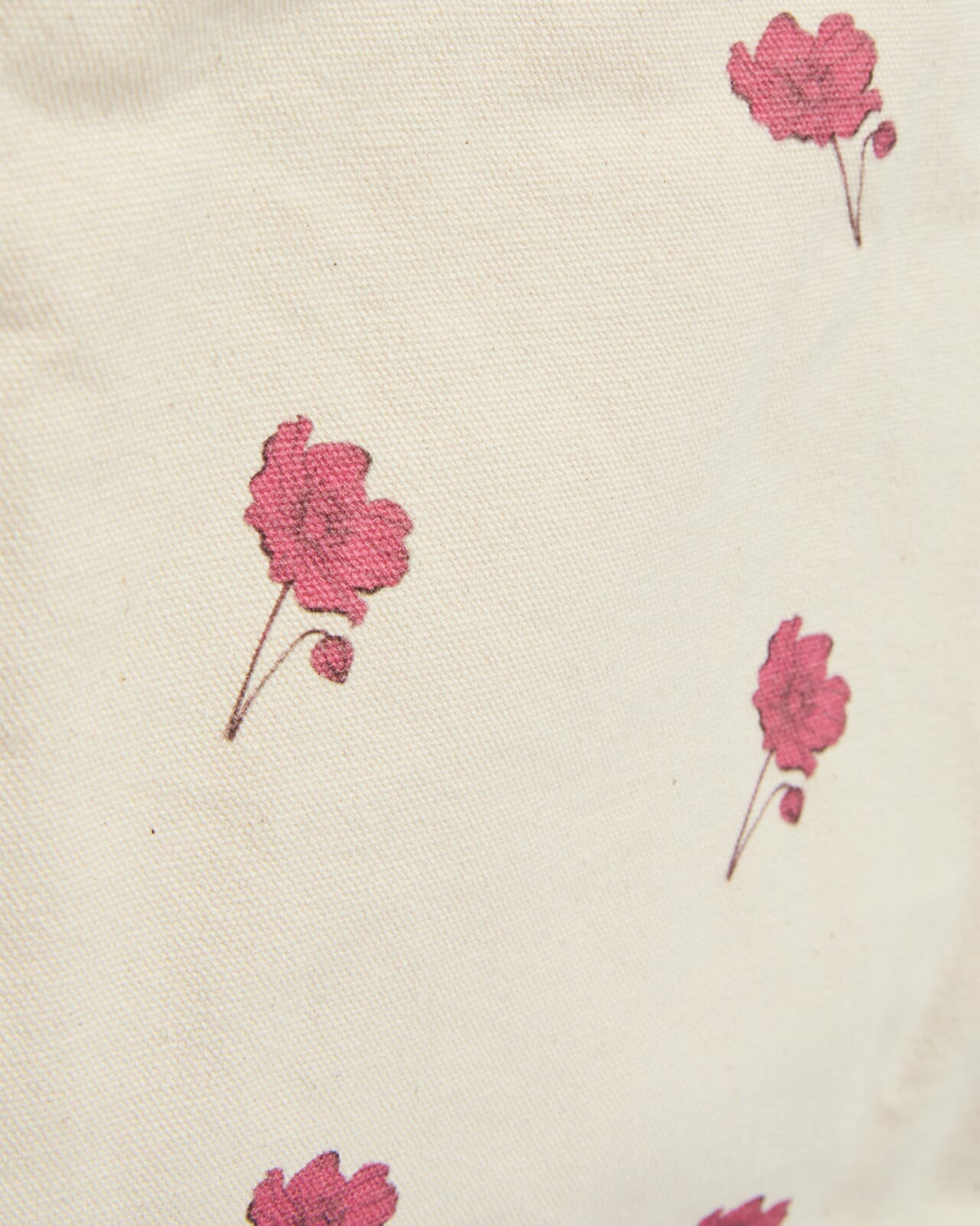 PIECES Veske Bella Tote Bag - Cloud Dancer/ Flower
