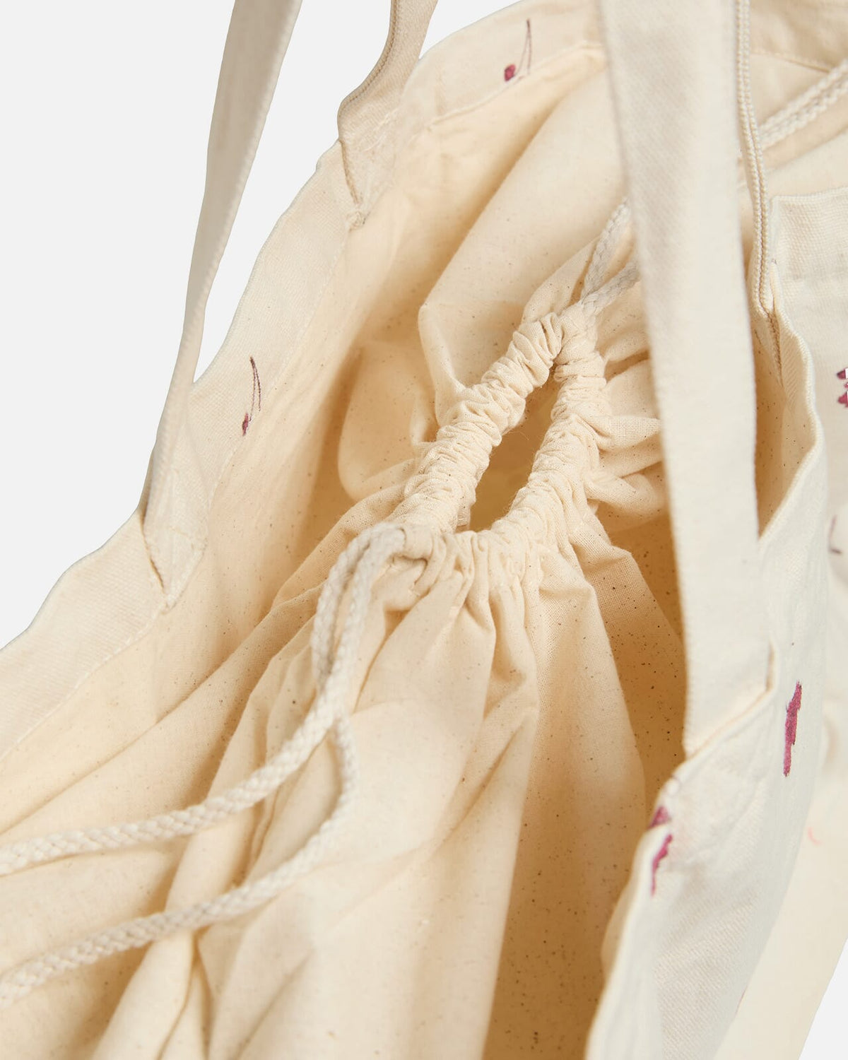 PIECES Veske Bella Tote Bag - Cloud Dancer/ Flower