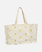 PIECES Veske Bella Tote Bag - Cloud Dancer/ Lemon