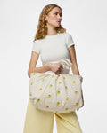 PIECES Veske Bella Tote Bag - Cloud Dancer/ Lemon