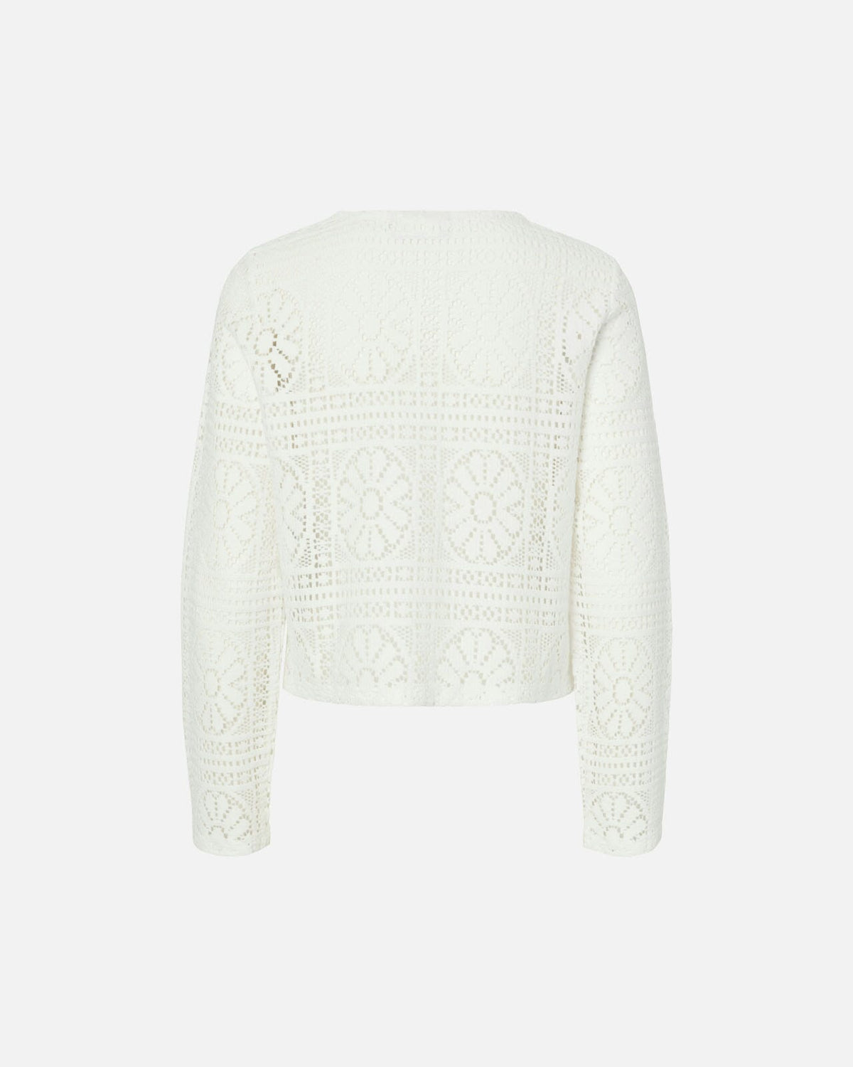 PIECES Heklet Cardigan Bonnie LS - Cloud Dancer