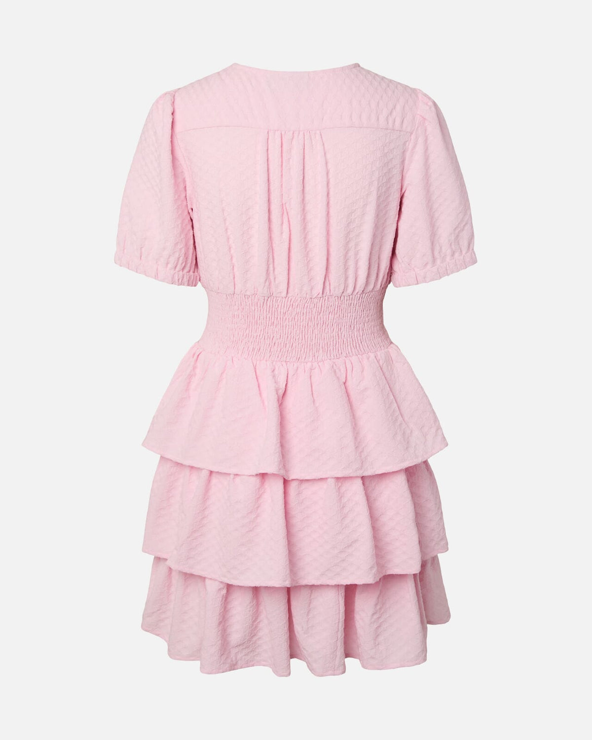 PIECES Kjole Monika SS Short - Bleached Mauve