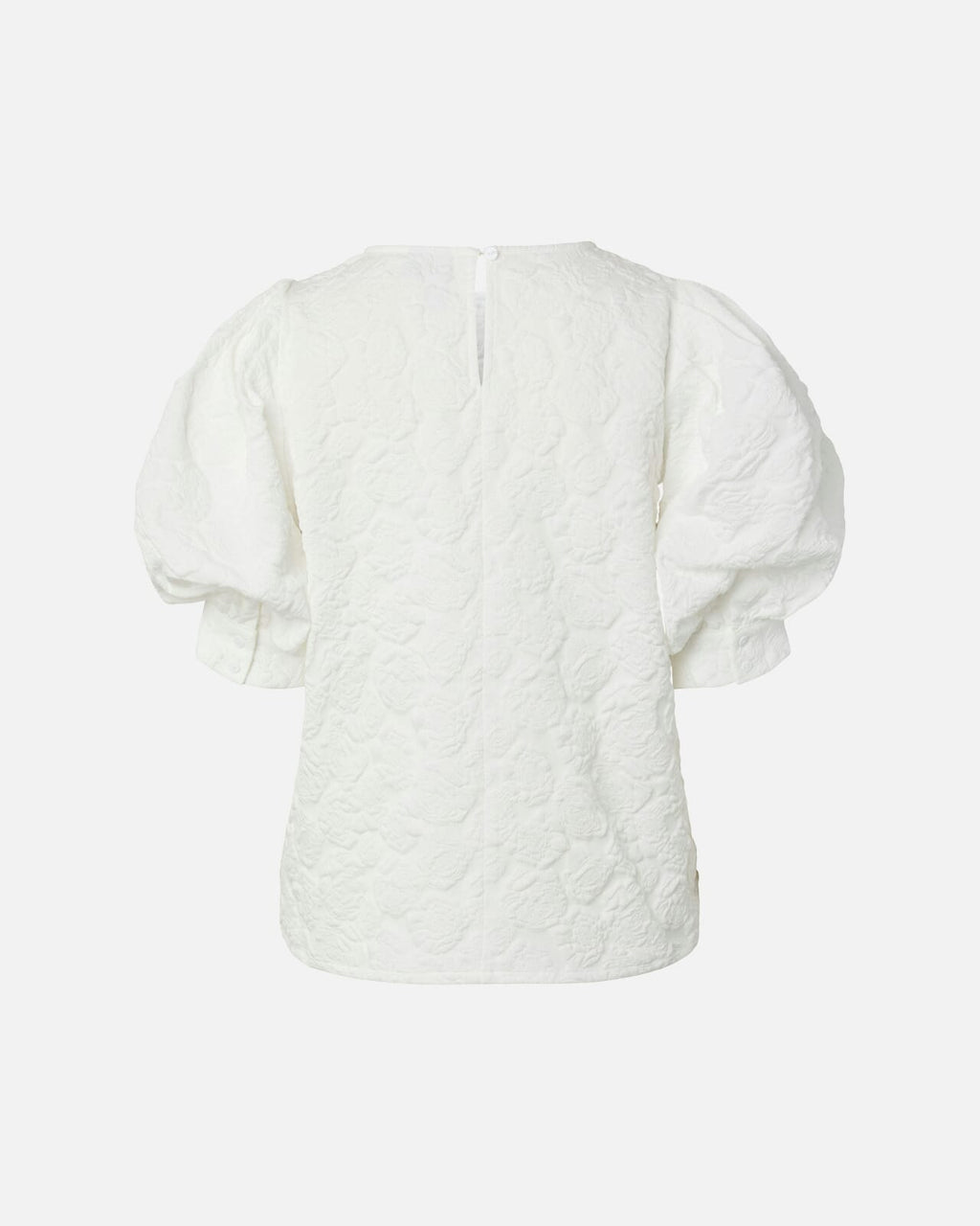 PIECES Topp Abba 2/4 Top - Cloud Dancer