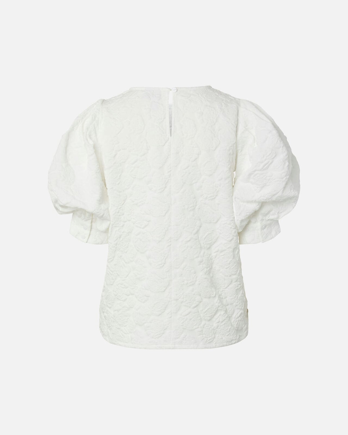 PIECES Topp Abba 2/4 Top - Cloud Dancer