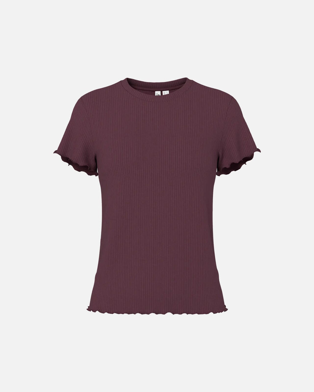 PIECES T-skjorte Nicca SS O-neck - Winetasting