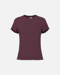 PIECES T-skjorte Nicca SS O-neck - Winetasting