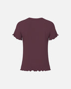 PIECES T-skjorte Nicca SS O-neck - Winetasting