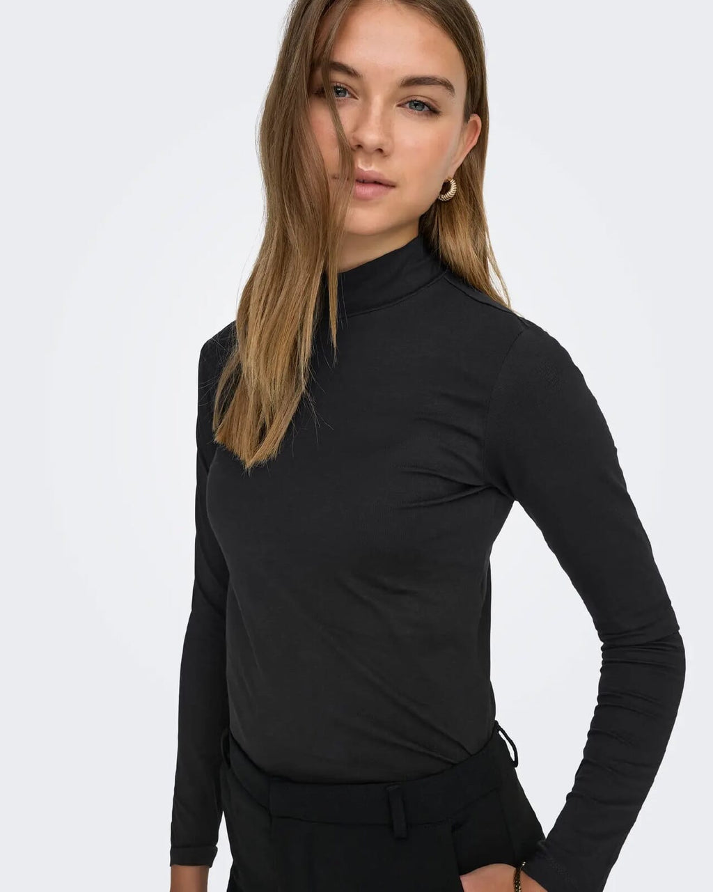 JDY Pologenser Ava New Turtleneck - Black