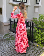Y.A.S Maxikjole Savanna Long Shirt Dress - Moonlite Mauve/ Cammy