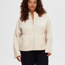 Cardigan Sia Ras Zipper Ullmiks