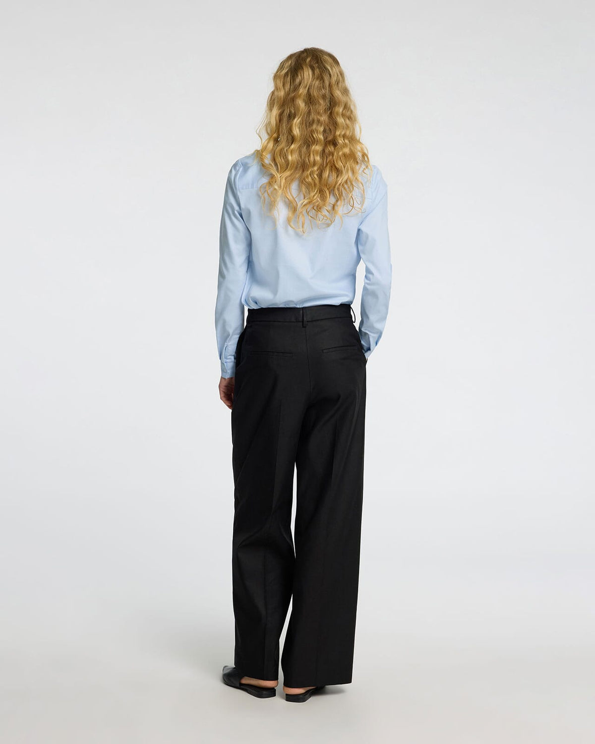 SELECTED FEMME Skjorte Romie LS Fitted - Light Blue
