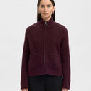 Cardigan Sia Ras Zipper Ullmiks