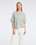 SELECTED FEMME Cardigan Lulu 2/4 Ullmiks Knit - Light Grey Melange