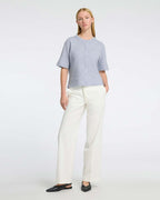 SELECTED FEMME Cardigan Lulu 2/4 Ullmiks Knit - Cashmere Blue Melange