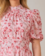 FLOYD Maxikjole Emmeli Flower - Pink