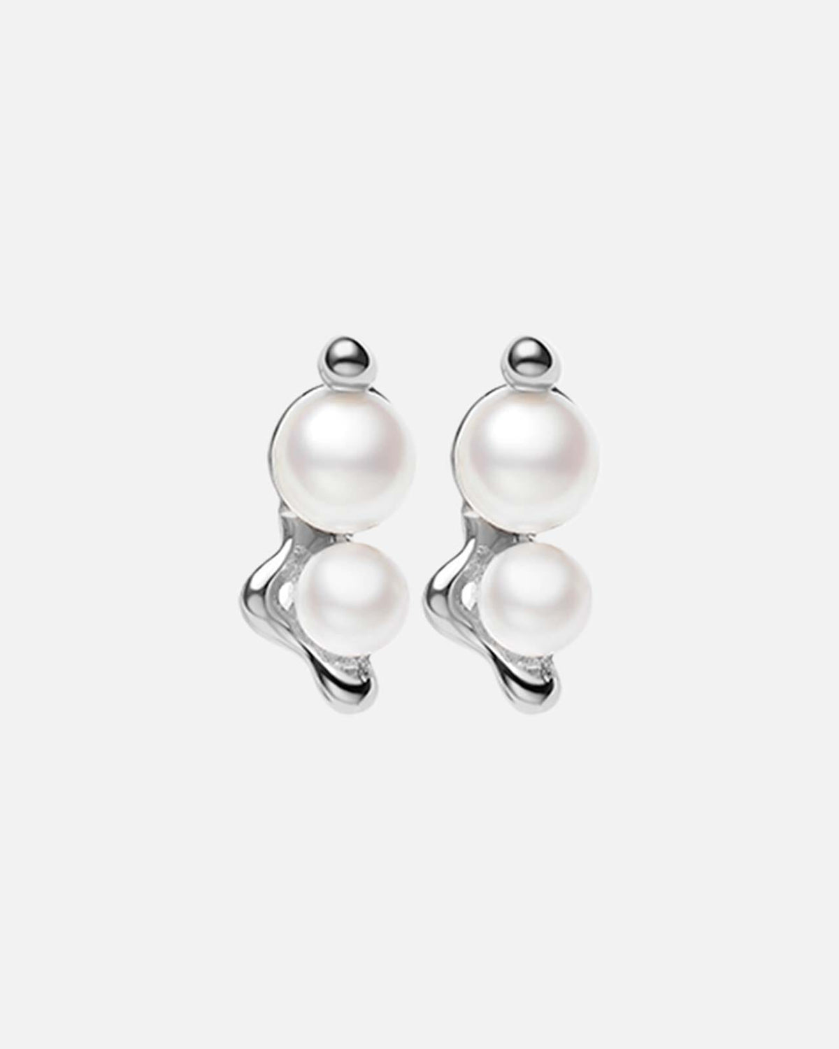 Maria Black Øredobber Shibuya Ni Studs  - Silver