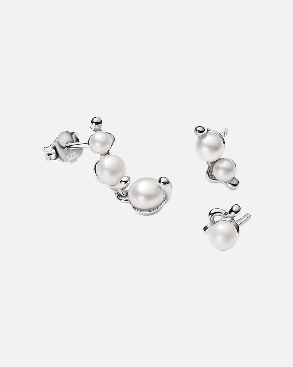 Maria Black Øredobber Shibuya Ni Studs  - Silver