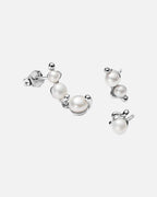 Maria Black Øredobber Shibuya Ni Studs  - Silver