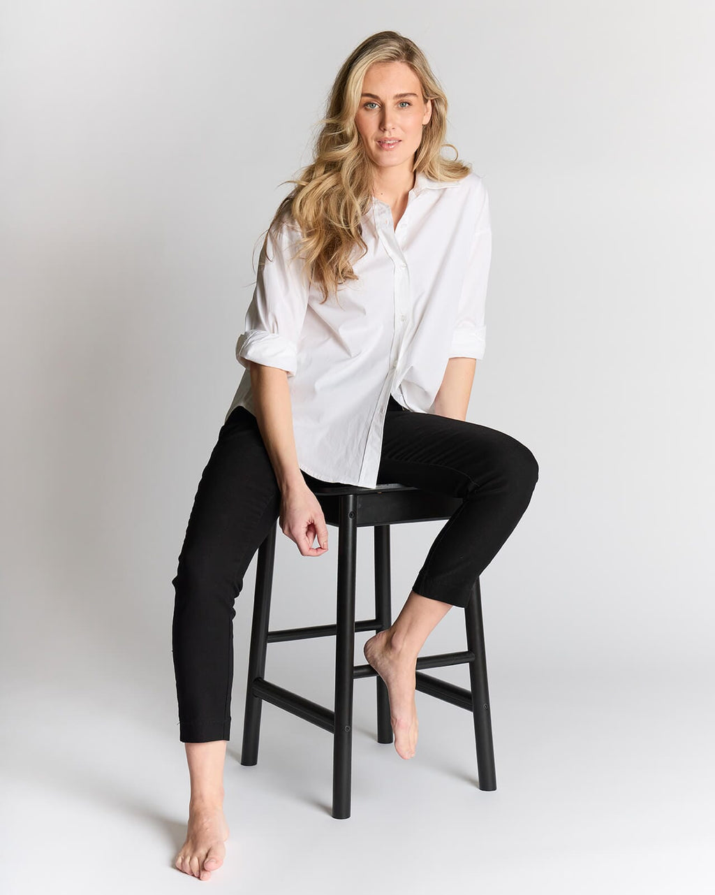 FLOYD Stretchbukse Nilie 180A - Black