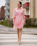 FLOYD Skjortekjole Alivia Sunny - Rose Petal