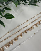 PIECES Armbånd Emsa 4-pack Bracelets D2D - Gold Colour
