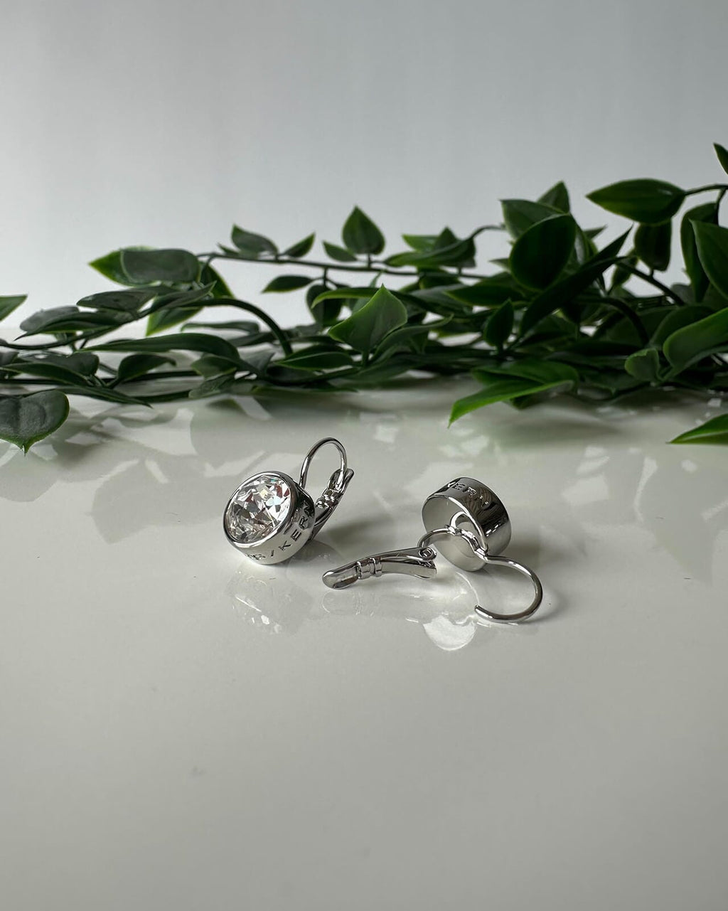 DYRBERG/KERN Øreringer Louise - Silver/ Crystal