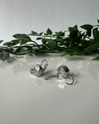 DYRBERG/KERN Øreringer Louise - Silver/ Crystal