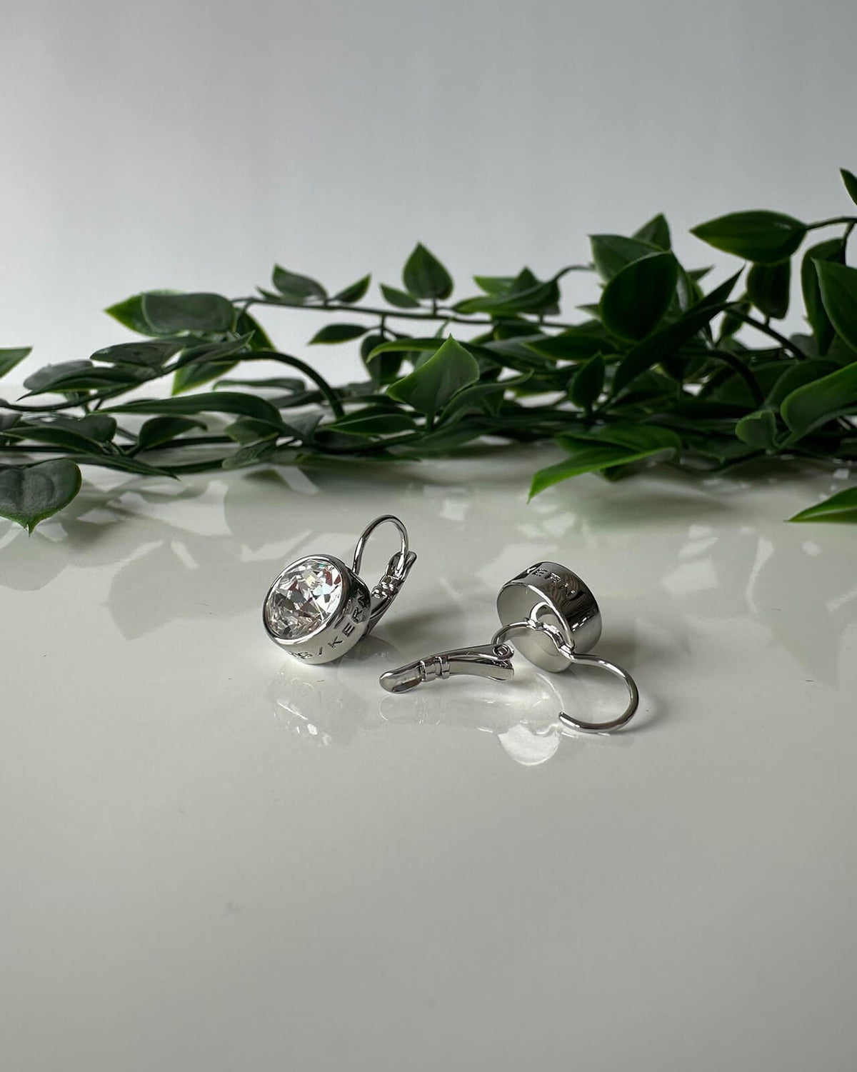 DYRBERG/KERN Øreringer Louise - Silver/ Crystal