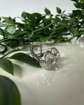 DYRBERG/KERN Øreringer Louise - Silver/ Crystal
