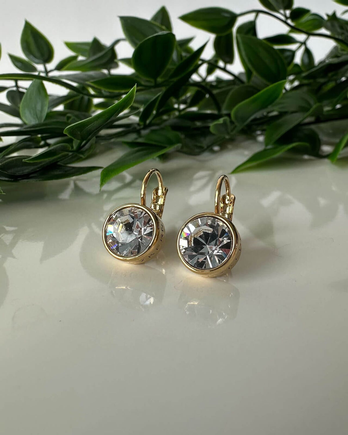 DYRBERG/KERN Øreringer Louise - Gold/ Crystal