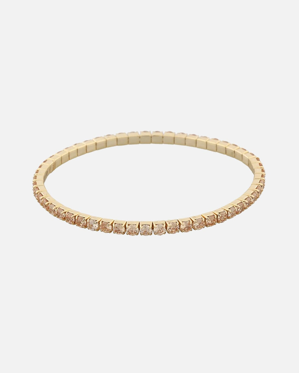 Snö of Sweden Armbånd Trinity Elastic - Gold/ Champagne