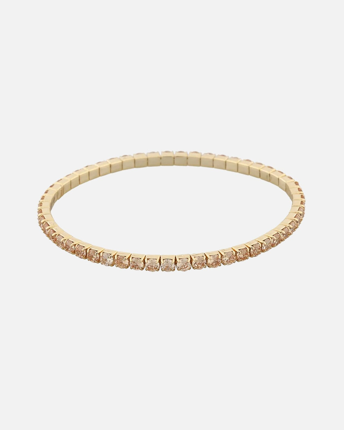 Snö of Sweden Armbånd Trinity Elastic - Gold/ Champagne
