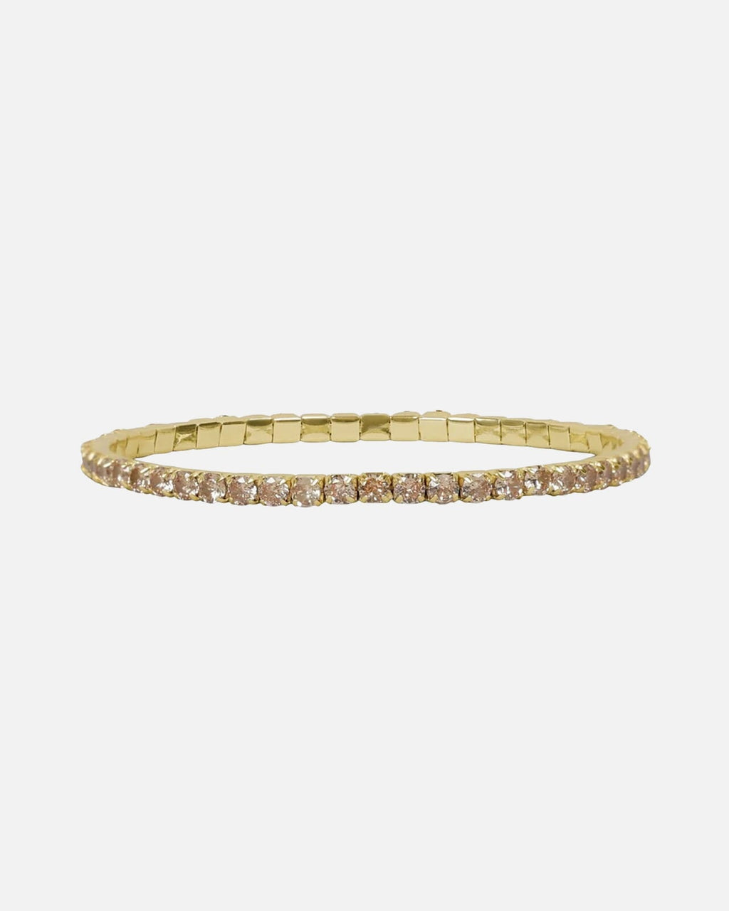 Snö of Sweden Armbånd Trinity Elastic - Gold/ Champagne