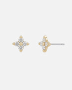 Snö of Sweden Øredobber Wish Small - Gold/ Clear